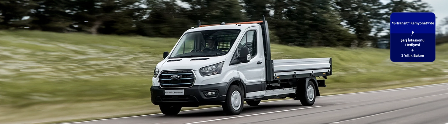 Yeni Ford E-Transit Kamyonet